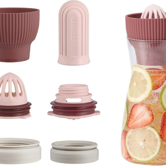 New SKUZEE Multifunction Reusable Lid, Cup, Juicer, Tea Infuser - Picture 4 of 11